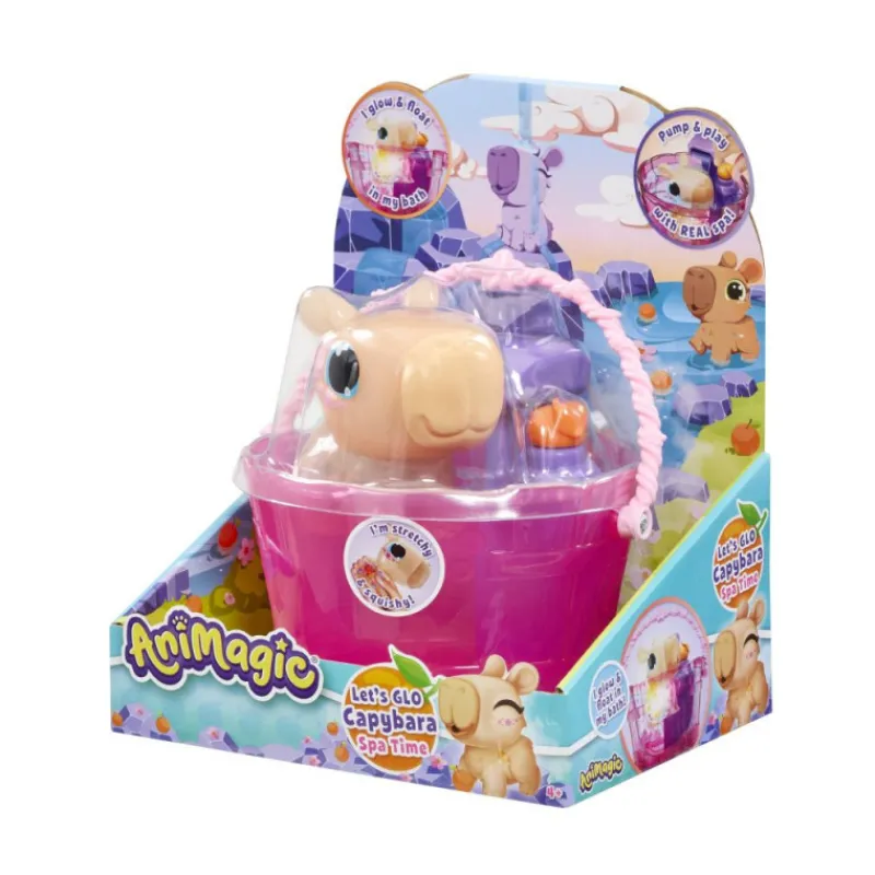 Otras marcas Animagic Let's Glo Capibara Spa Time> Figuras Acción