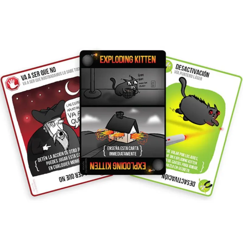 Otras marcas Asmodee Exploding Kittens Edición Dos Jugadores Juego de Mesa> Fan Zone|Juegos De Mesa