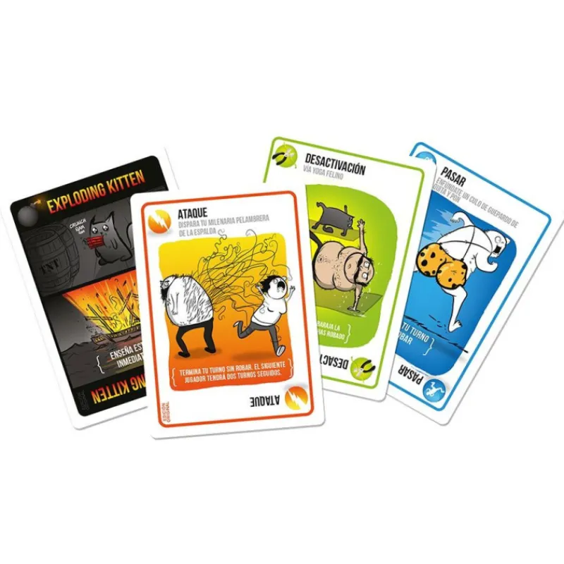 Otras marcas Asmodee Exploding Kittens Juego de Mesa> Fan Zone|Juegos De Mesa