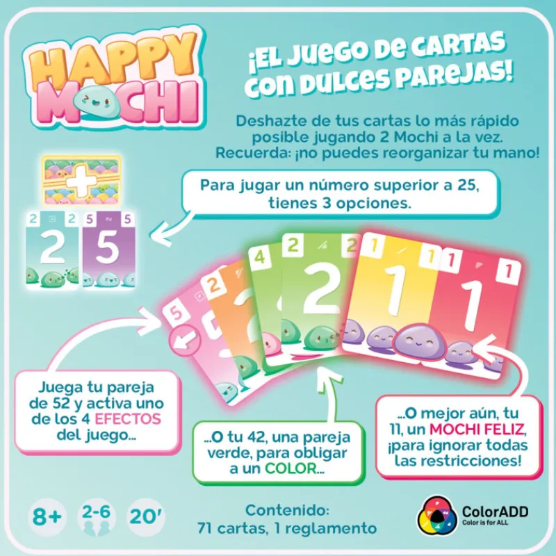 Otras marcas Asmodee Happy Mochi Juego de Mesa> Juegos De Mesa