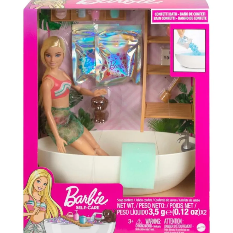 Barbie Bienestar Muñeca Rubia con Bañera> Muñecas