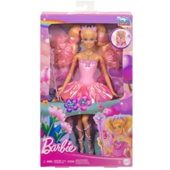 Barbie Color Change Muñeca Hada Rosa de Fantasía con Alas que Cambian de Color> Muñecas