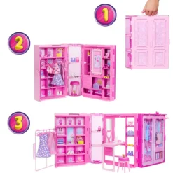 Barbie Dream Closet Muñeca, Conjunto y Accesorios><noscript><img width=