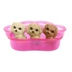 Barbie Muñeca Rubia Perritos Recién Nacidos><noscript><img width=