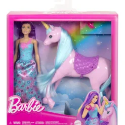 Barbie Princesa con Unicornio> Muñecas