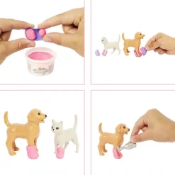 Barbie y su Clínica Veterinaria Muñeca con Pelo Rosa, Muebles de Consulta y Accesorios><noscript><img width=