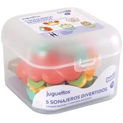 Bebe vip Bebé Vip 5 Sonajeros Divertidos> Primera Infancia