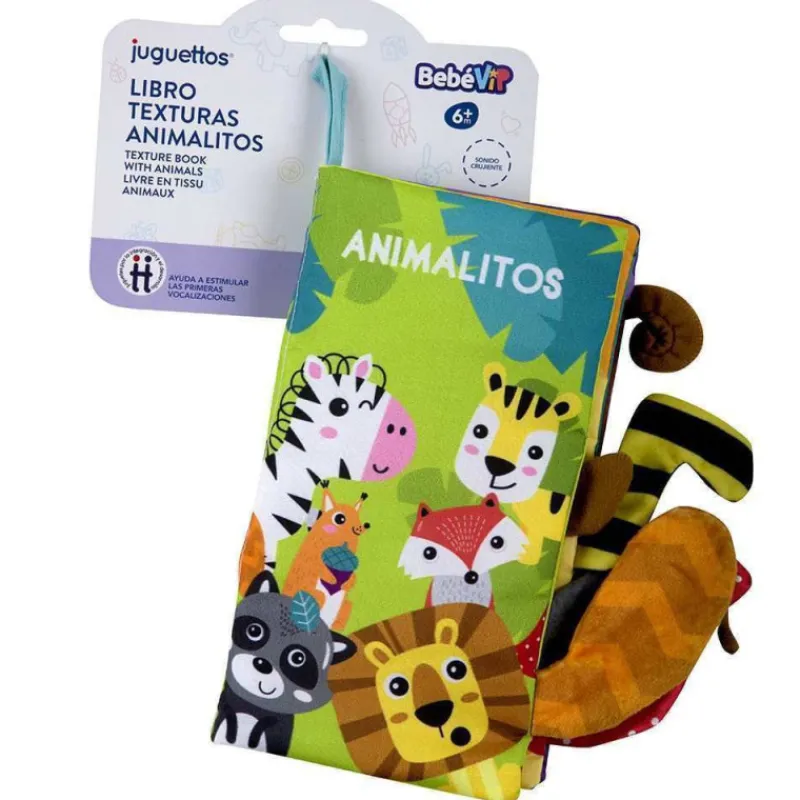 Bebe vip Bebé Vip Libro Texturas Animalitos> Juguetes Educativos|Primera Infancia