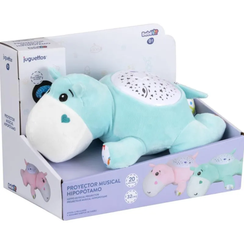 Bebe vip Bebé Vip Proyector Musical Hipopótamo Azul> Primera Infancia