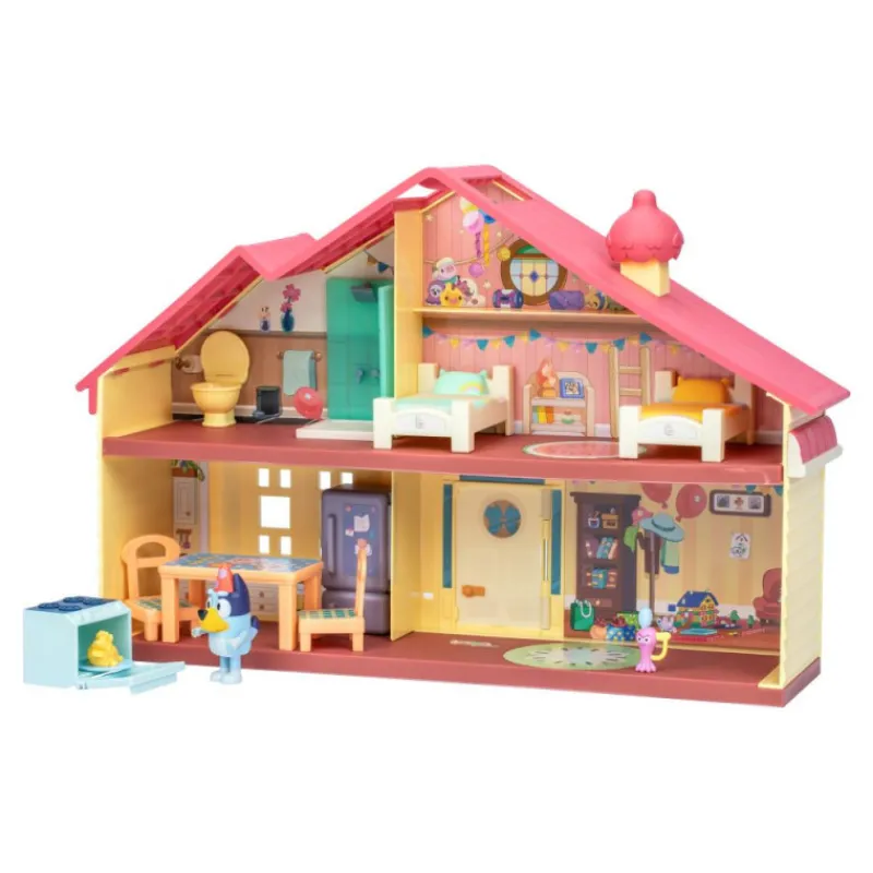 Bluey Casa de Cumpleaños Playset> Figuras Acción