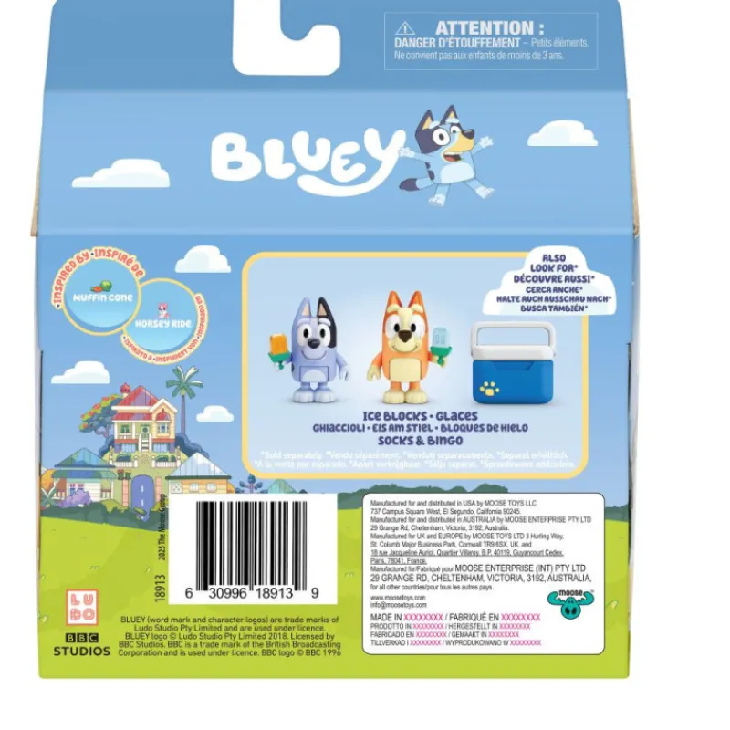 Bluey Let's Play Chef Pack Figuras y Accesorios Varios Modelos> Figuras Acción