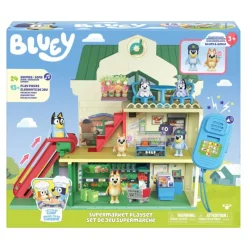 Bluey Supermercado Playset> Figuras Acción