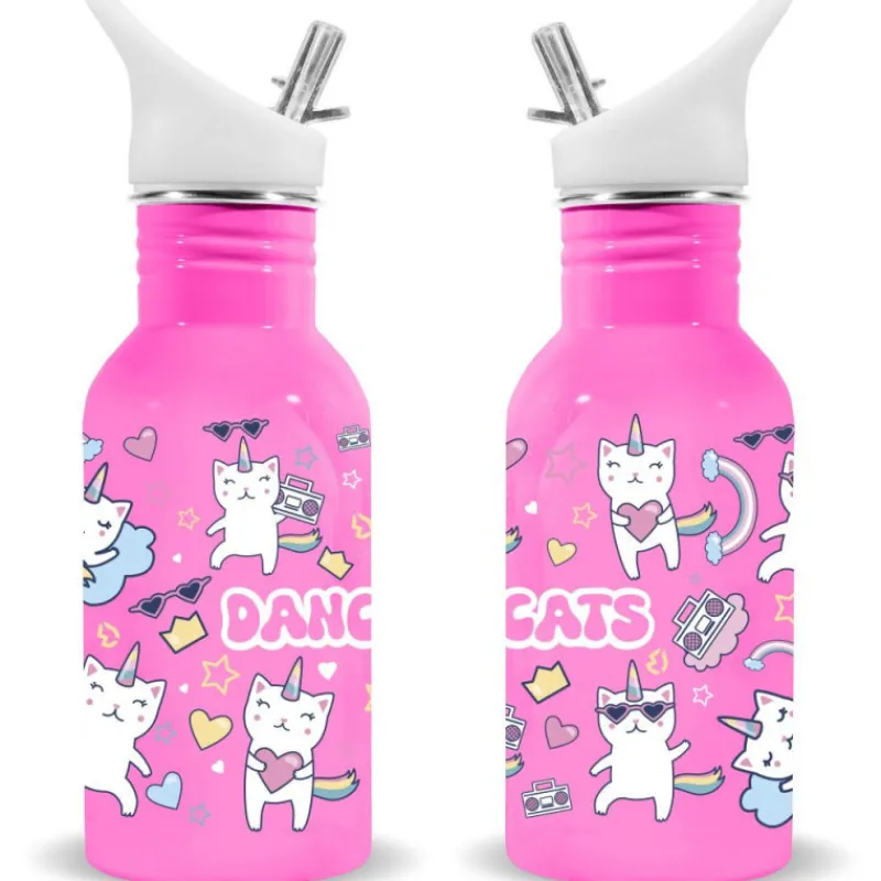 Otras marcas Cantimplora Acero Inoxidable Dancing Cats 500 ml.> Vuelta Al Cole
