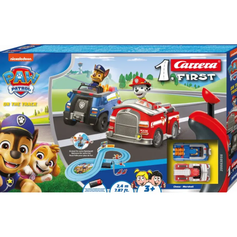 Paw patrol Carrera First on the Track Circuito y Coches de Chase y Marshall> Vehículos Y Pistas