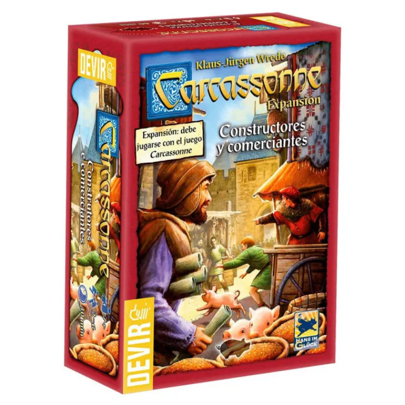 Otras marcas Devir Carcassone: Constructores y Comerciantes Juego de Mesa> Juegos De Mesa