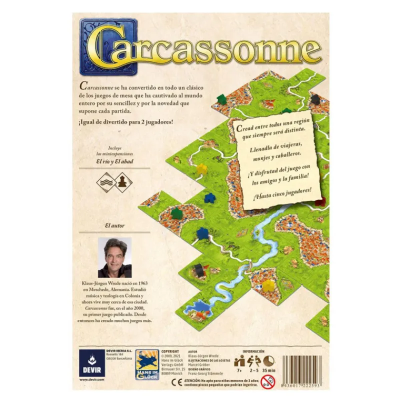 Otras marcas Devir Carcassonne Juego de Mesa> Fan Zone|Juegos De Mesa