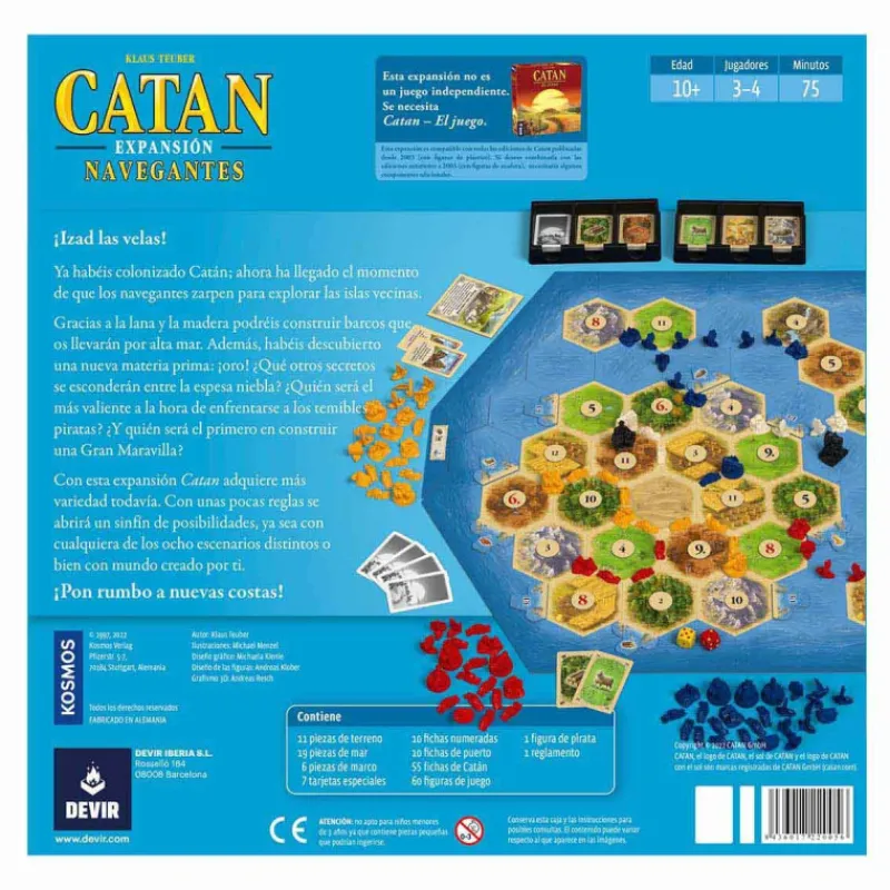 Otras marcas Devir Catan Navegantes Juego de Mesa> Juegos De Mesa