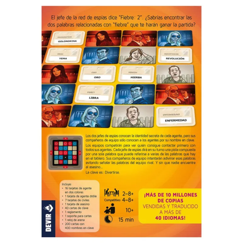 Otras marcas Devir Código Secreto Juego de Mesa> Fan Zone|Juegos De Mesa