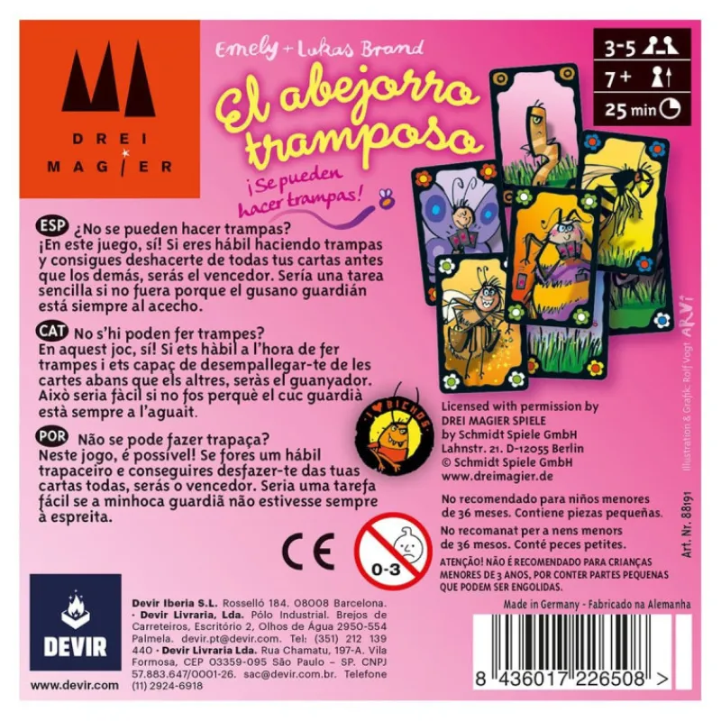 Otras marcas Devir El Abejorro Tramposo Juego de Mesa> Juegos De Mesa