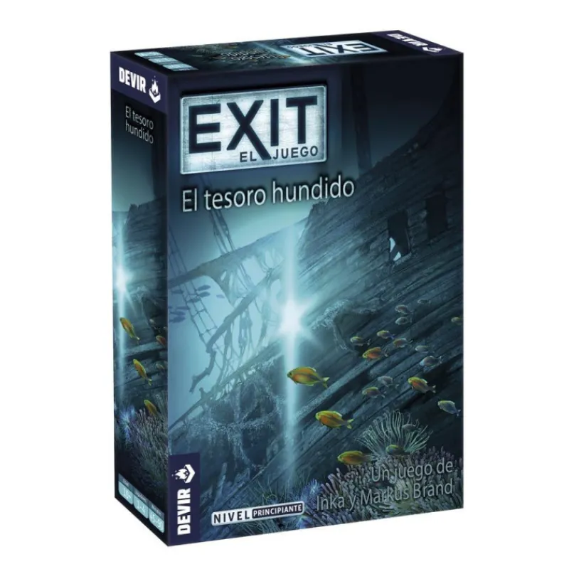 Otras marcas Devir Exit El Tesoro Hundido Juego de Mesa> Fan Zone|Juegos De Mesa