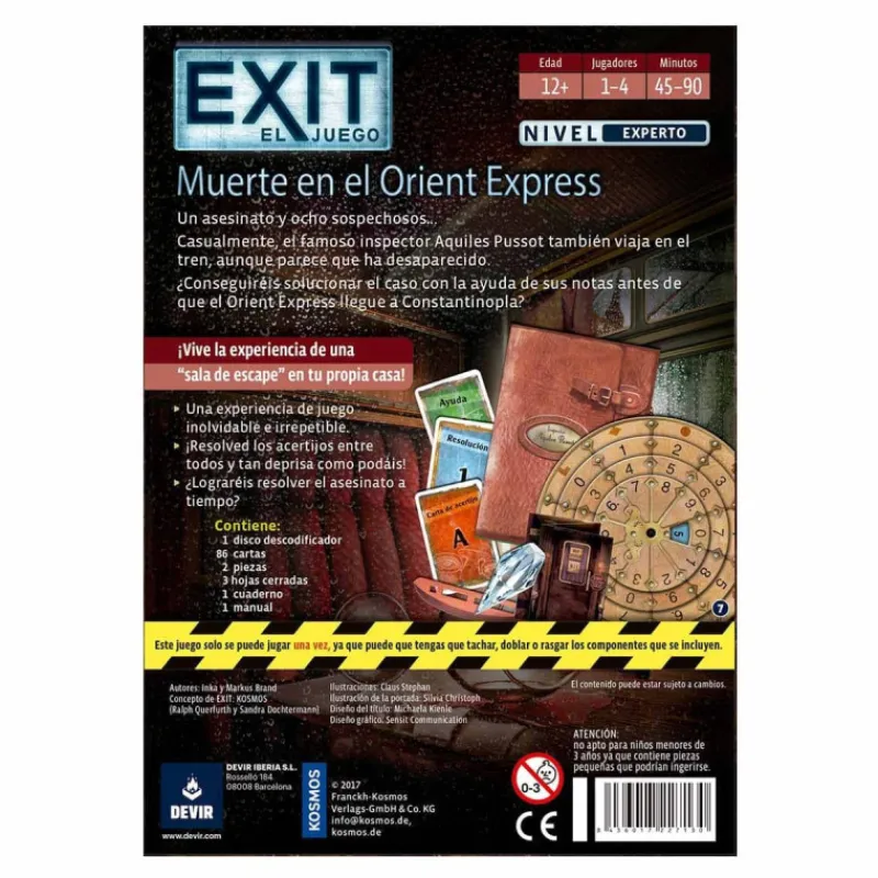 Otras marcas Devir Exit Orient Express Juego de Mesa> Juegos De Mesa