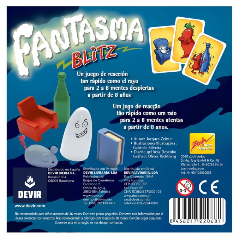 Otras marcas Devir Fantasma Blitz Juego de Mesa> Fan Zone|Juegos De Mesa
