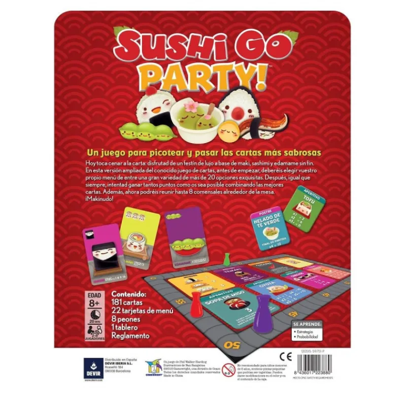 Otras marcas Devir Sushi Go Party Juego de Mesa> Juegos De Mesa