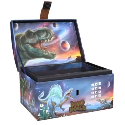 Otras marcas Dino World Cofre del Tesoro con Código Secreto> Imitación