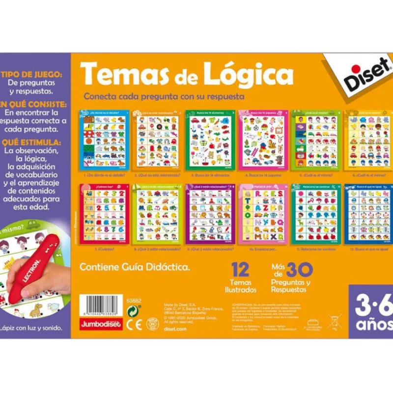 Otras marcas Diset Lectron Lápiz Temas de Lógica> Juegos De Mesa