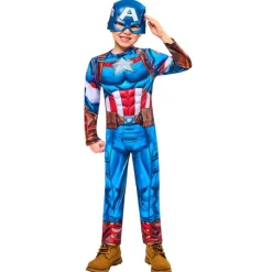 Marvel Disfraz Infantil Capitán América Black Line Talla XXS 3-4 Años> Disfraces Y Accesorios