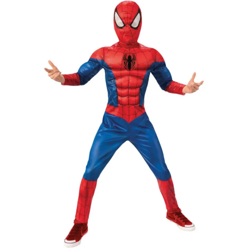 Spider-man Disfraz Infantil Black Line Talla S 3-4 Años> Disfraces Y Accesorios