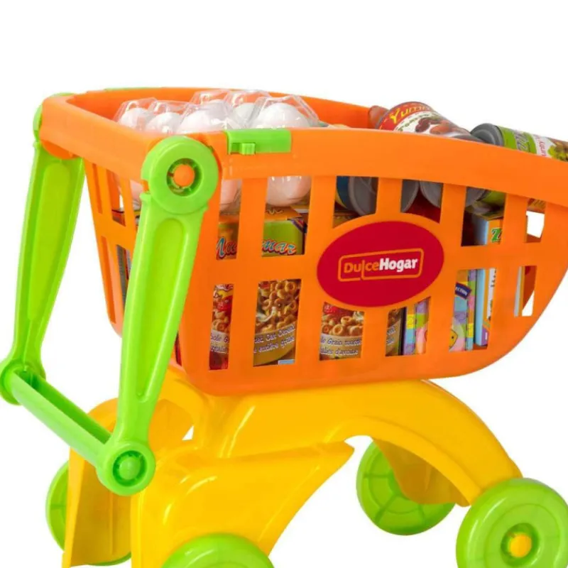 Dulce hogar Carrito de la Compra con Alimentos> Imitación