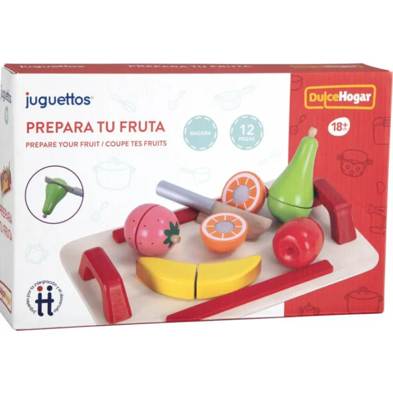 Dulce hogar Prepara tu Fruta de Madera> Imitación|Juguetes Educativos