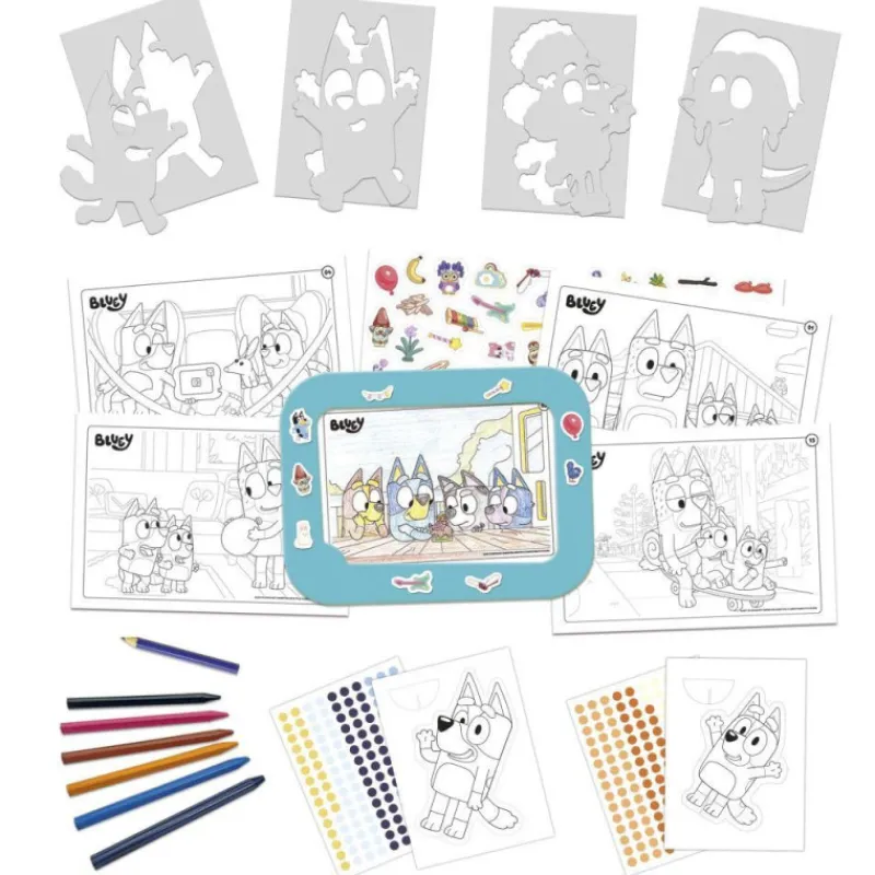 Bluey Educa Set Creativo de Actividades 3 en 1> Creativos