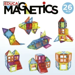 Otras marcas Educa Magnetics Juego Educativo de Construcción 3D 26 Piezas><noscript><img width=