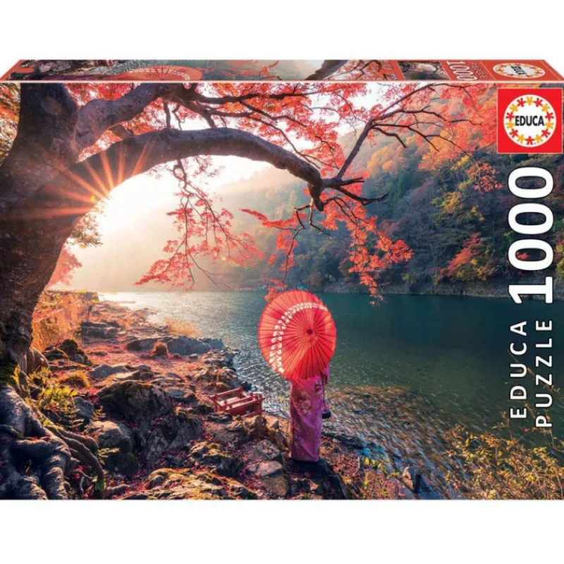Otras marcas Educa Puzzle 1000 Piezas Amanacer en el Río Katsura, Japón - 18455> Puzzles