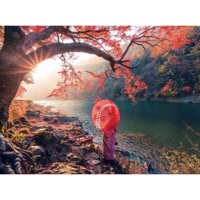 Otras marcas Educa Puzzle 1000 Piezas Amanacer en el Río Katsura, Japón - 18455> Puzzles