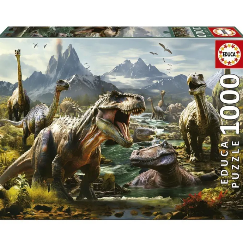 Otras marcas Educa Puzzle 1000 Piezas Dinosaurios Feroces - 19924> Puzzles
