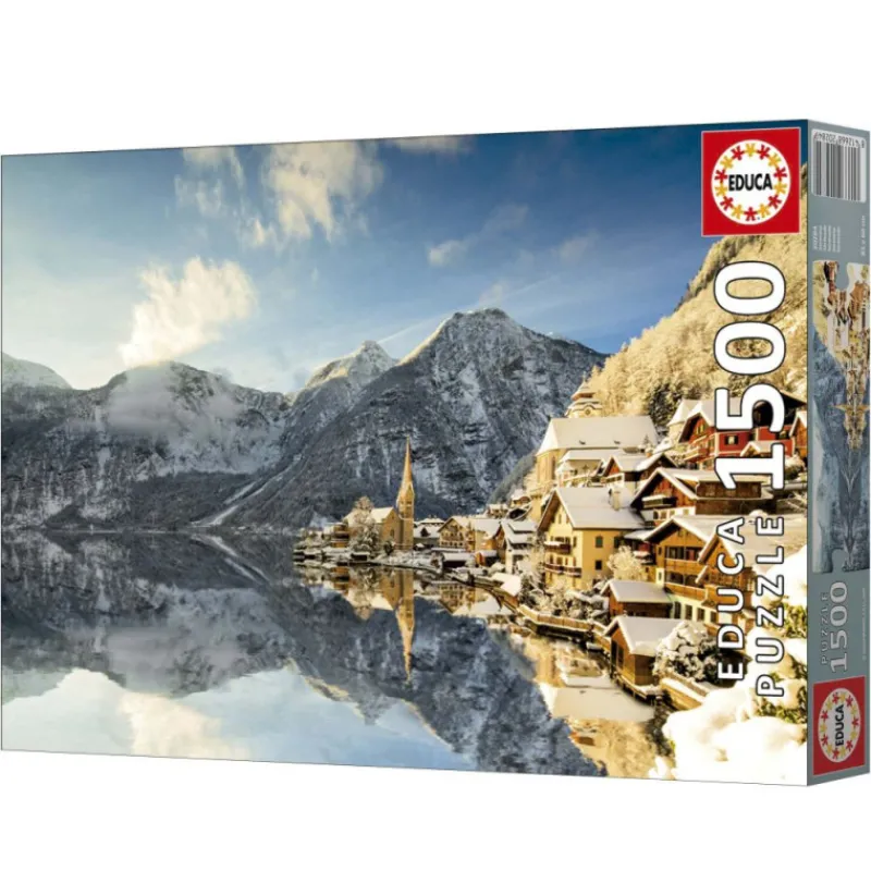 Otras marcas Educa Puzzle 1500 Piezas Invierno en Hallstatt - 20284> Puzzles