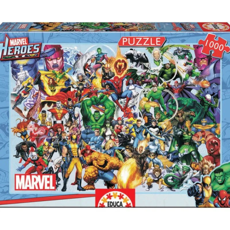 Otras marcas Educa Puzzle 1000 Piezas Los Héroes de Marvel - 15193> Puzzles