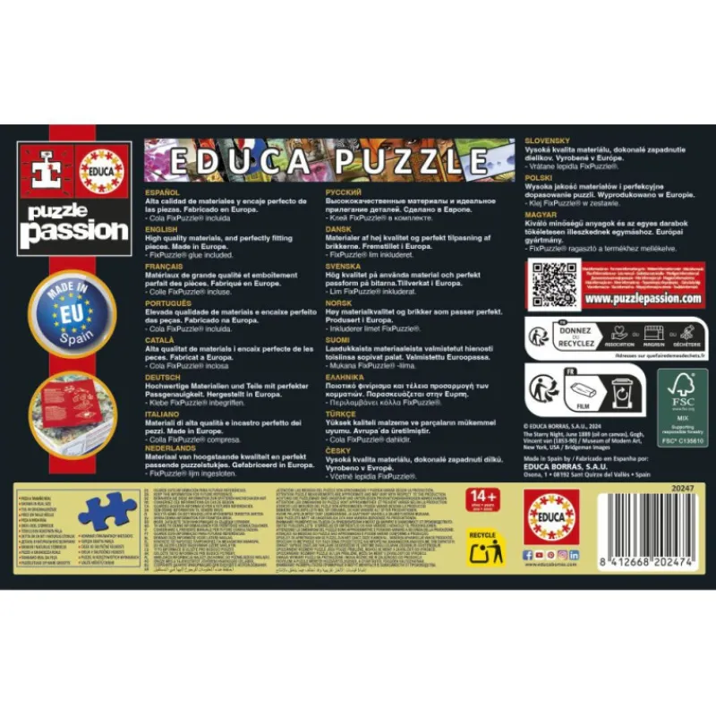 Otras marcas Educa Puzzle 1000 Piezas Noche Estrellada Miniature - 20247> Puzzles