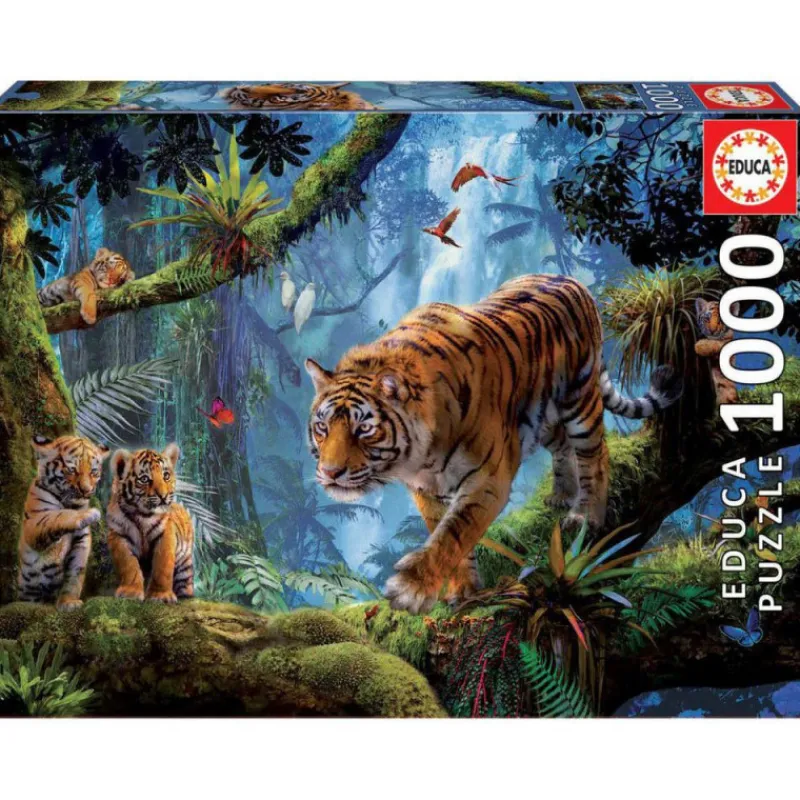 Otras marcas Educa Puzzle 1000 Piezas Tigres en el Árbol - 17662> Puzzles