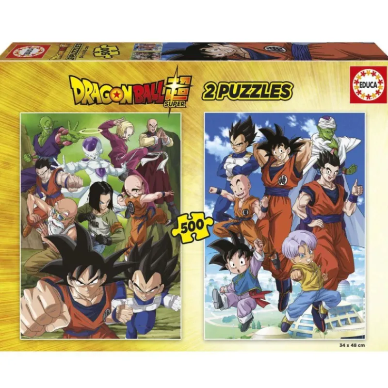 Dragonball Educa Puzzle 2 x 500 Piezas Dragon Ball - 19915> Puzzles