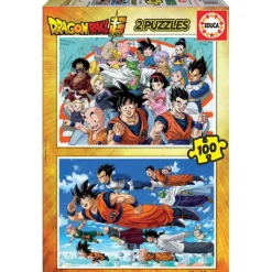 Dragonball Educa Puzzle 2 x 100 Piezas Dragon Ball - 18214> Puzzles