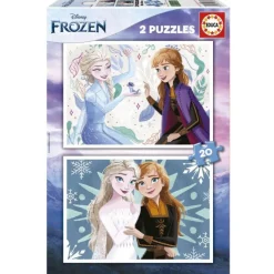 Frozen Educa Puzzle 2 x 20 Piezas - 19736> Puzzles