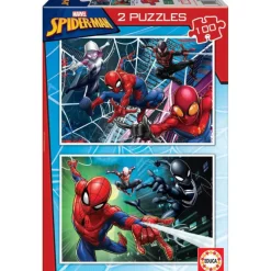 Marvel Educa Puzzle 2 x 100 Piezas SPIDER-MAN - 18101> Puzzles