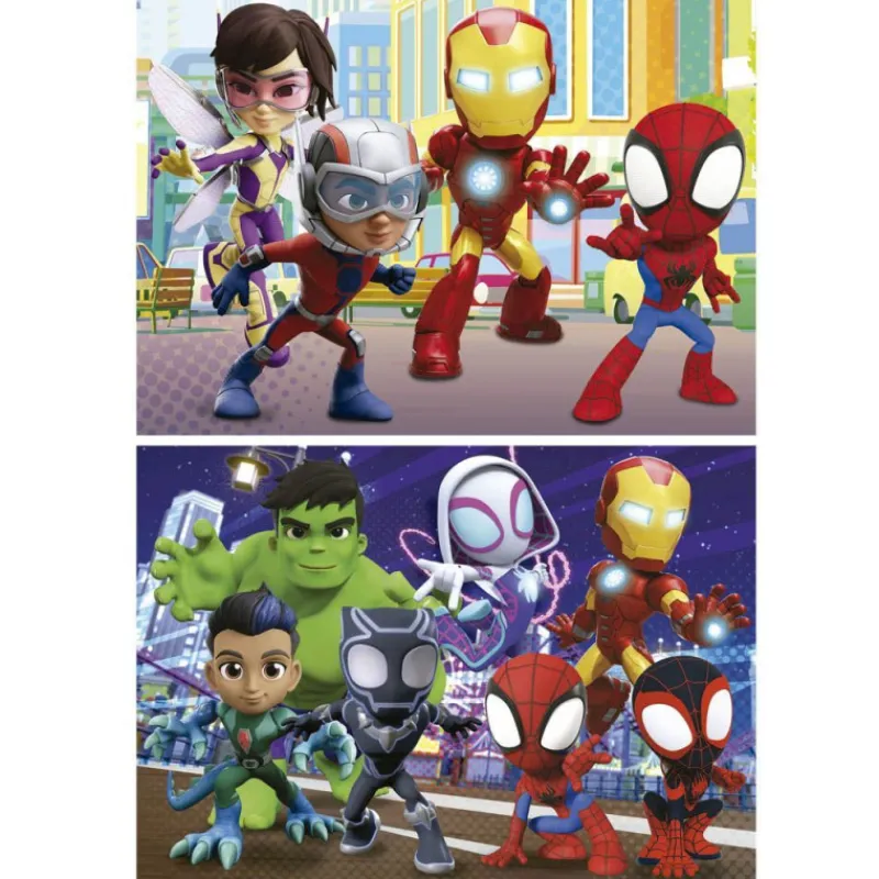 Spidey and his amazing friends Educa Puzzle 2 x 48 Piezas Spidey And His amazing - 19678> Puzzles