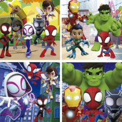 Spidey and his amazing friends Educa Puzzle Progresivo 6-9-12-16 Piezas en Maleta - 19580> Puzzles