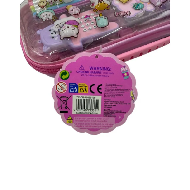 Otras marcas Estuche Kawaii con Accesorios de Papelería> Creativos|Vuelta Al Cole