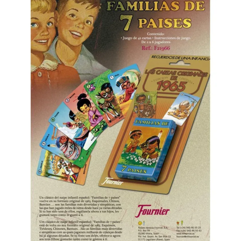 Otras marcas Familias de 7 Países Naipes Infantiles> Juegos De Mesa